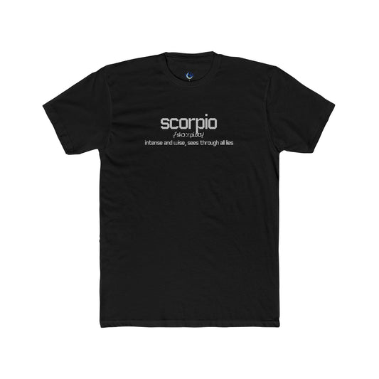 Zodiac Definition tee (in blaque) - Scorpio