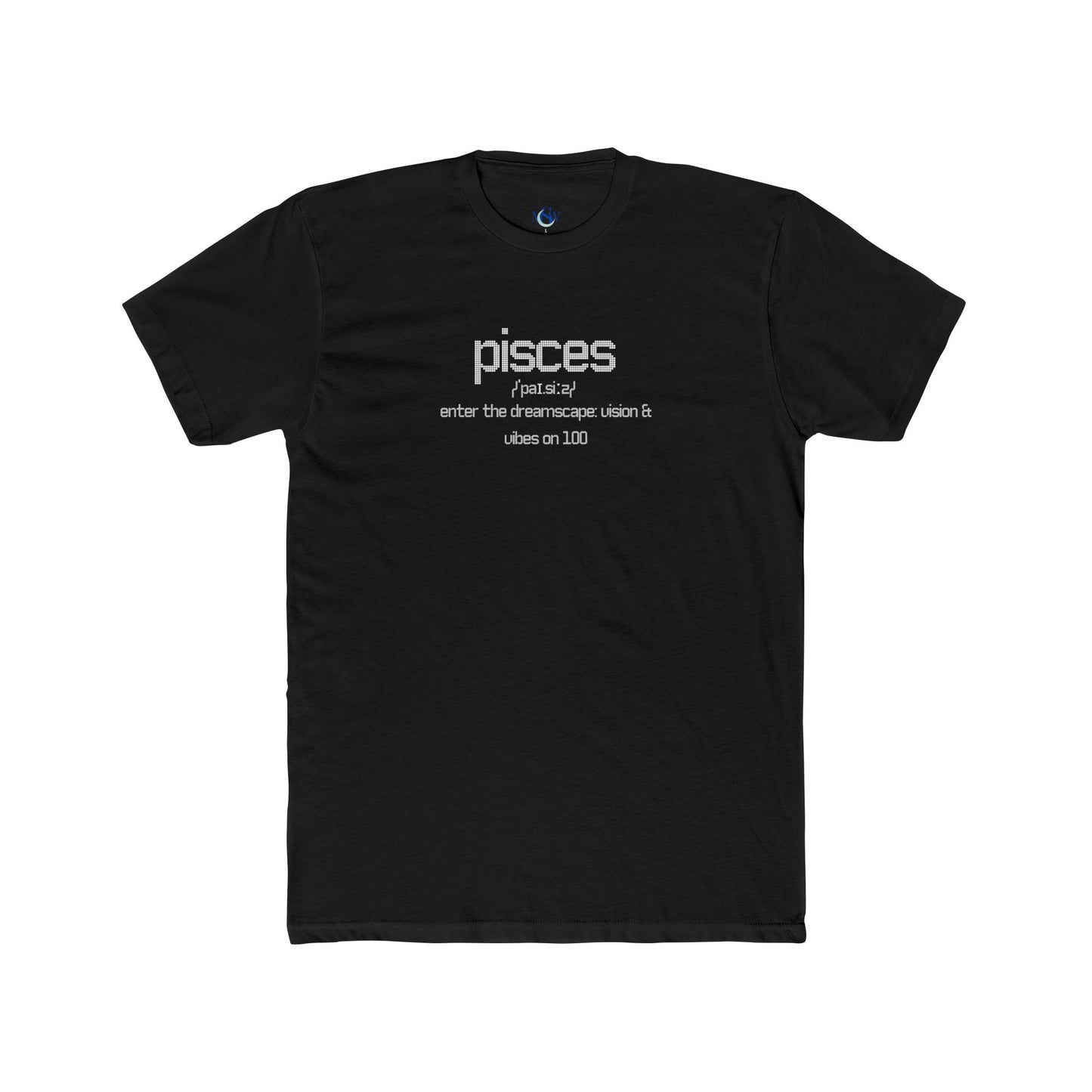 Zodiac Definition Tee (in blaque) - Pisces